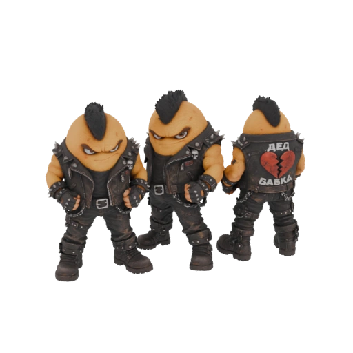 Punk Potato Duo 3D Model