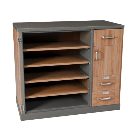 Industrial Cabinet Unreal Engine 3D Asset for Game Engines