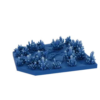 Fantasy Crystal Forest Biome STL 3D for Resin Printing
