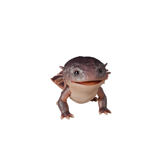 Modello 3D Axolotl per Blender - Asset PBR con Texture | PBR