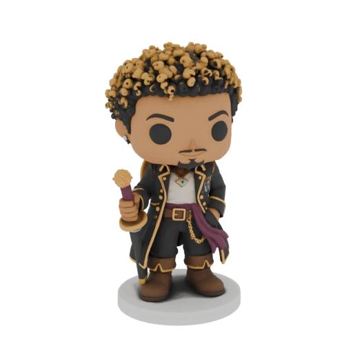Captain Jack Sparrow "Pirates of the Caribbean" Funko Pop! 3D Model