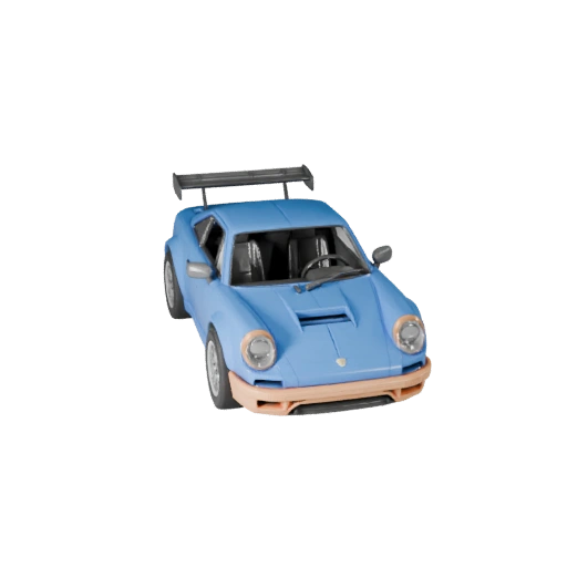Modello STL Auto Sportiva Stampabile - Espositore da Collezione (Legacy)