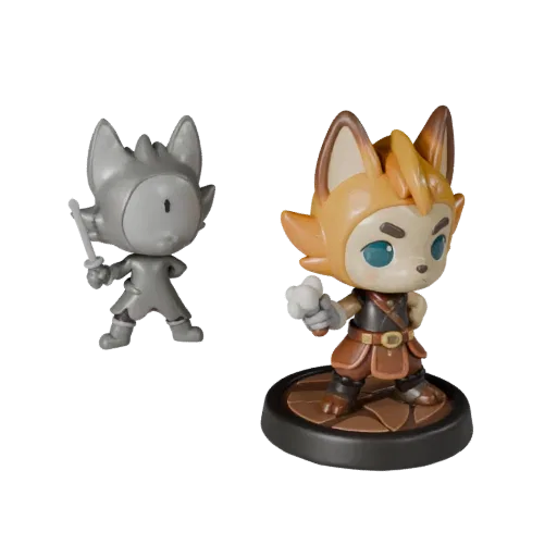 Adventure Animal Figurine realistic 3D model preview showing pose, three-quarter view and surface detail