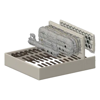 Retro Air Conditioner Unit with Grille