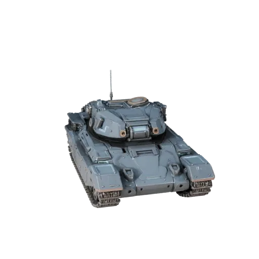 Sci Fi Tank 3D-Modell, Dreiviertel-Studioansicht, animationsbereites Fahrzeug-Asset mit futuristischen Paneelen, Antriebszone