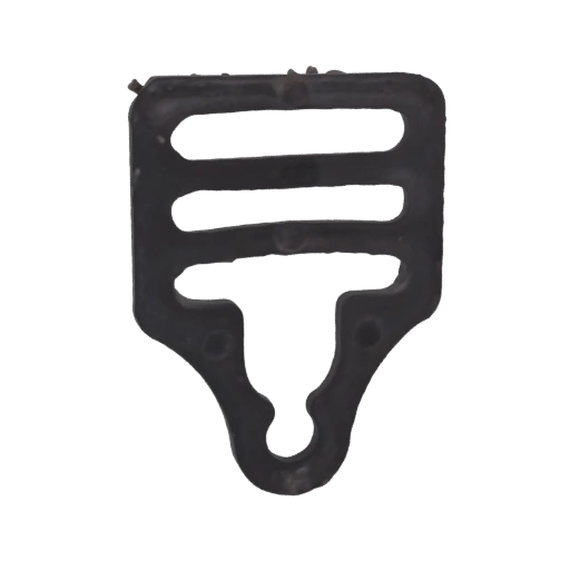 Black Plastic Buckle Clip