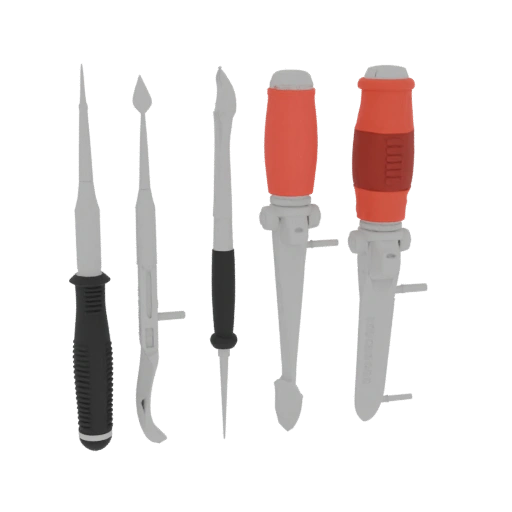 Education Ready Dental Scalpel Prop 3D Study Asset