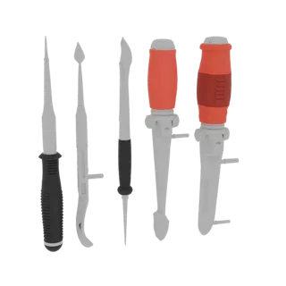 Education Ready Dental Scalpel Prop 3D Study Asset