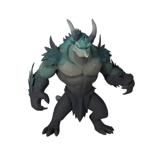 Cartoon Kraken 3D Model - Stylized Asset for Animation | PBR