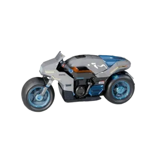 Cyberpunk Bike 3D Model for Unity - Low Poly Game Asset