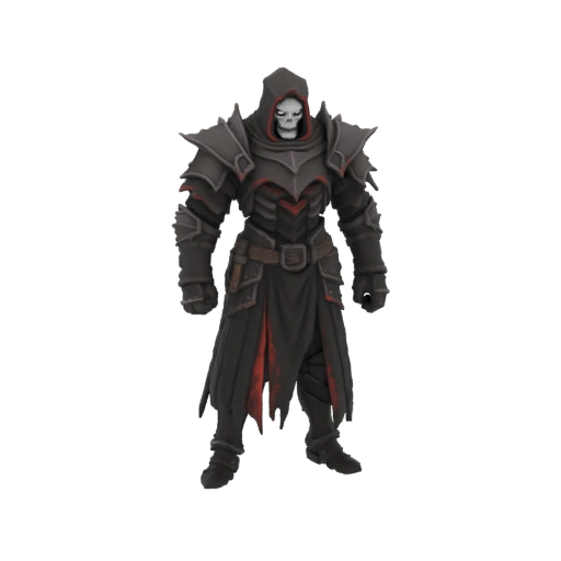 Grim Reaper Knight 3D Model