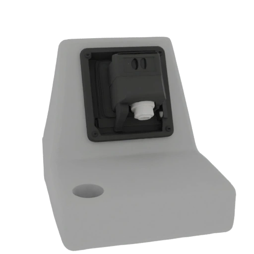 Ignition Lock Holder with Cup Holder