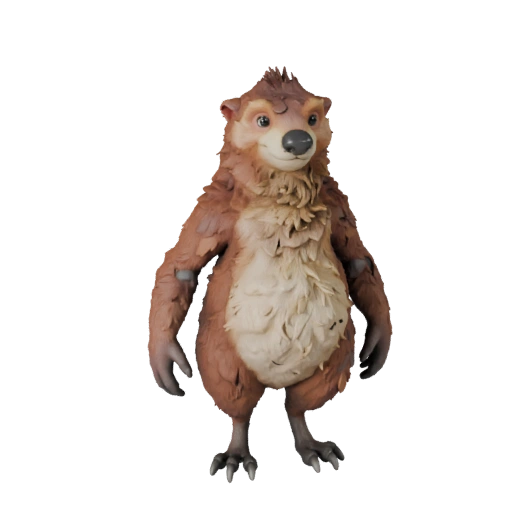 Modèle 3D de Fourmilier pour Unity - Asset Prêt pour le Jeu, FBX | Libre de Droits