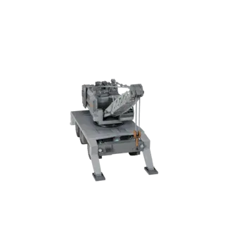 Low Poly Mobile Crane 3D Model - Game Ready PBR Asset