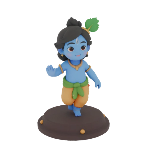 Baby Krishna on Stand