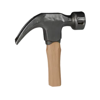 Clean Hammer 3D Asset for Cinematic Studio Renders