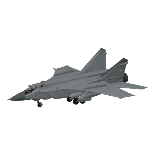 3D model of a grey F-15 Eagle fighter jet against a black background.