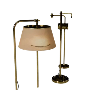 Modular Brass Floor Lamp 3D Kit Asset for Builders