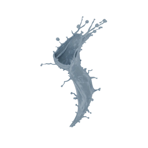 Abstract Liquid Splash 3D Model