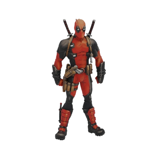 Deadpool Action Figure 3D Model