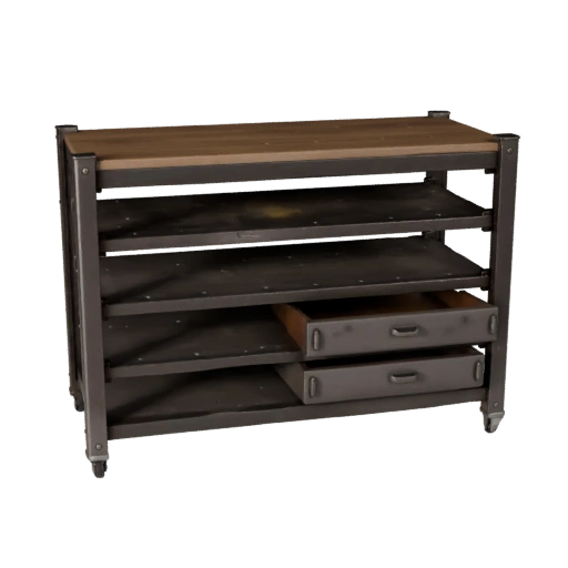 Maker Parts Rack 3D Asset for CAE Studio Workflows