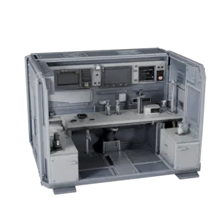 Clean Room Containment Pod 3D Asset for Realtime Use