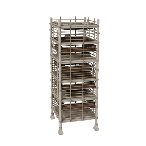 Stylized Heavy Duty Scaffold Tower 3D Casual Asset