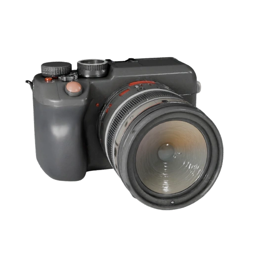 Stylized Action Camera 3D Asset for Casual Engines