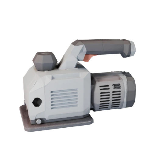 Compact Sander 3D Asset for Engine Levels in Games