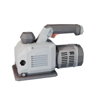 Compact Sander 3D Asset for Engine Levels in Games