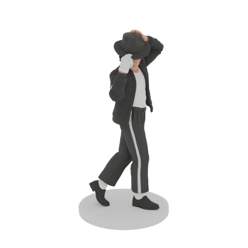 Michael Jackson Thriller 3D Model
