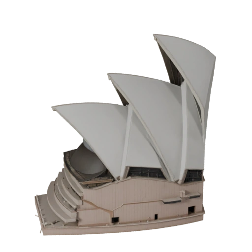 Modello 3D Sydney Opera House - Asset Realistico per Archviz