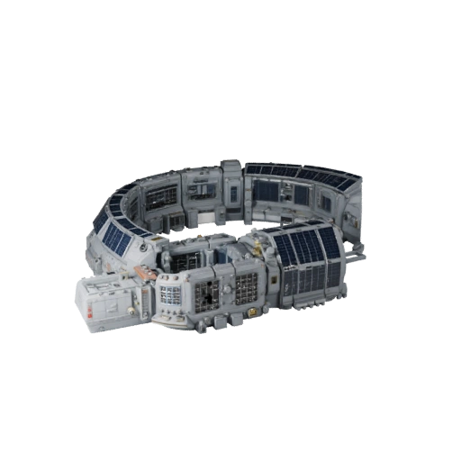 Realtime Research Station Corridor 3D Engine Asset