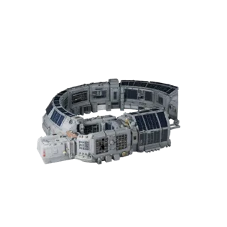 Realtime Research Station Corridor 3D Engine Asset