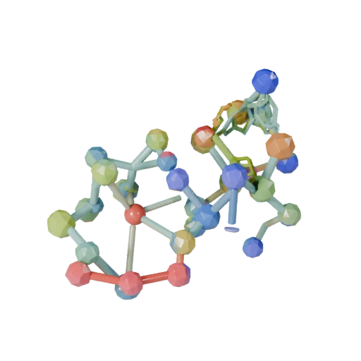 Organic Protein Chain 3D Asset for Realtime Levels