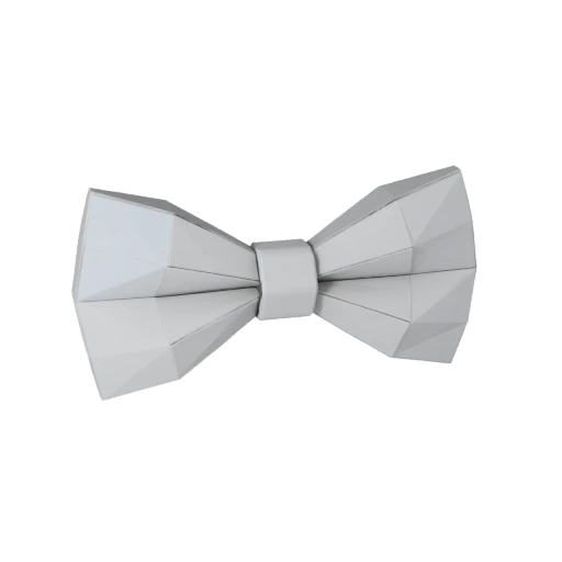 Low Poly Bow Tie 3D Game Asset for Realtime Engines