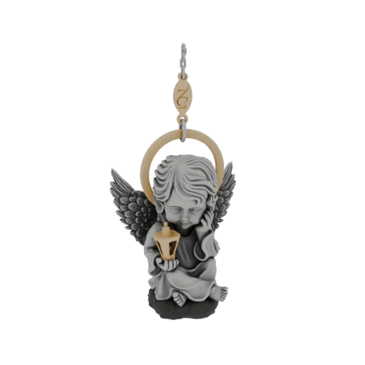 Angel with Lantern Pendant 3D Model
