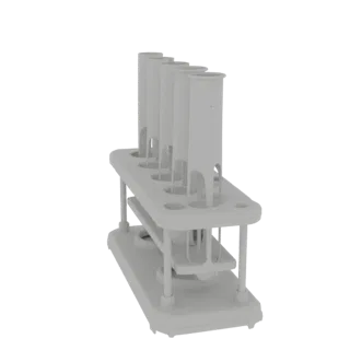 Research Test Tube Rack 3D AR Asset for Online Use