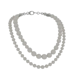 Pearl Chain Necklace 3D Print Asset for Studio Use