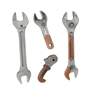 Vintage Wrench 3D Realtime Asset for Studio Levels