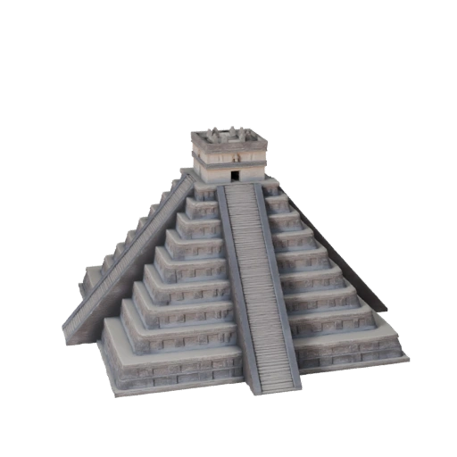 Modello 3D Piramide di Chichen Itza per Unreal - Asset Realtime