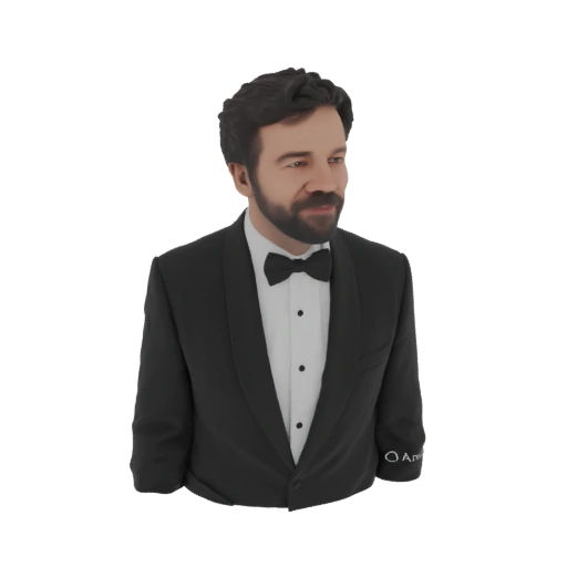 Man in Tuxedo 3D Model