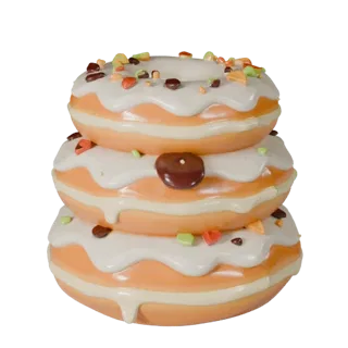 Glazed Donut Stack 3D Game Asset for Casual Levels