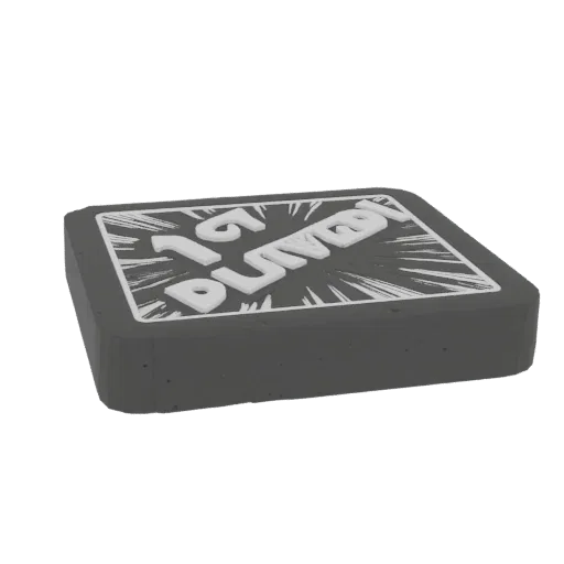 3D model of a dark game card with white text '19 Player' in a bold, graphic style with radiating lines.