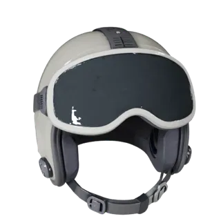 Casual Pilot Helmet 3D Game Asset for Indie Levels