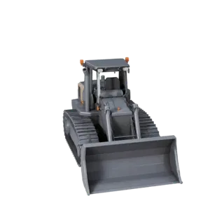 Construction Bulldozer 3D Asset for Realtime Levels