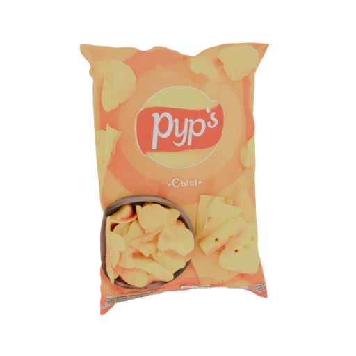 Pyp's Cheese Chips Bag 3D Model