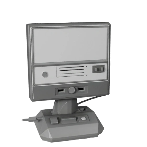 Minimal Webcam 3D Asset for Engine Levels in Games