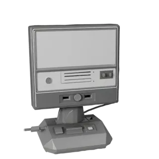 Minimal Webcam 3D Asset for Engine Levels in Games