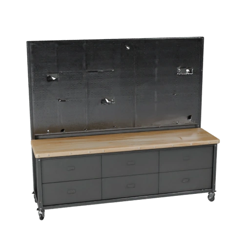 Mechanic Pegboard Wall 3D Asset for Studio Catalogs